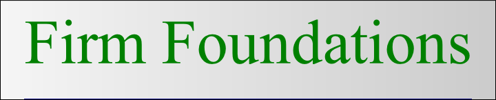 Firm Foundations